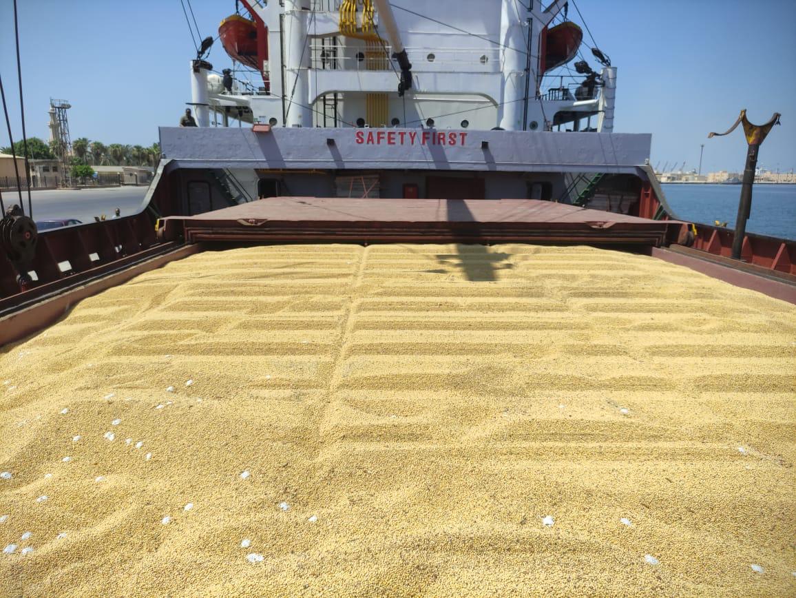 Grain in vessel hold