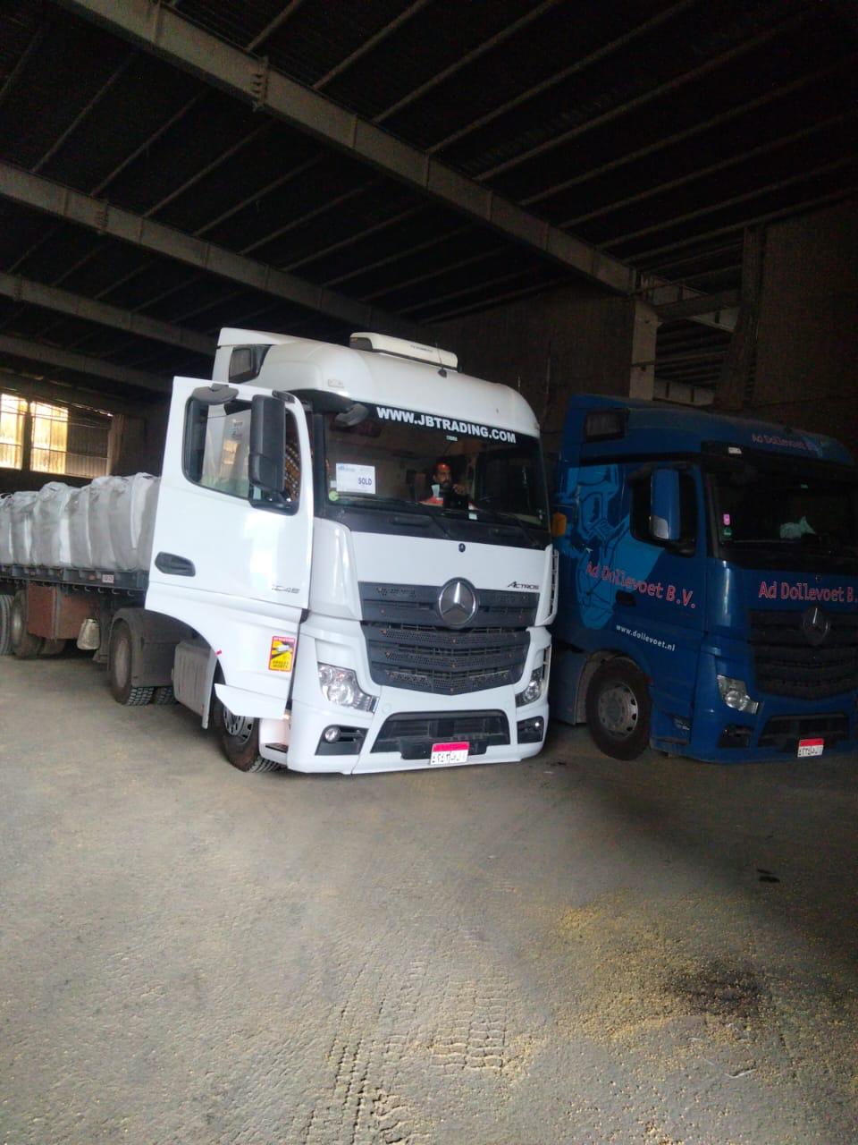 Sprint truck at warehouse